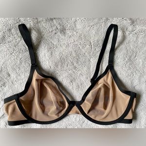 Cuup mesh plunge bra, size 36C, barely worn